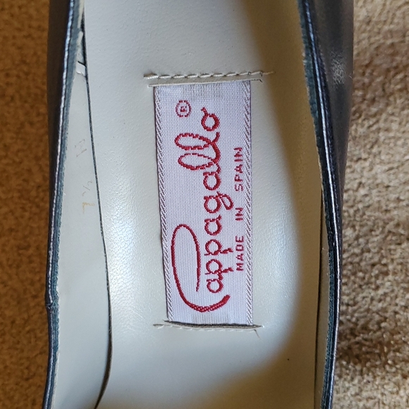 Pappagallo heels navy blue size 7 1/2 narrow - Picture 9 of 11